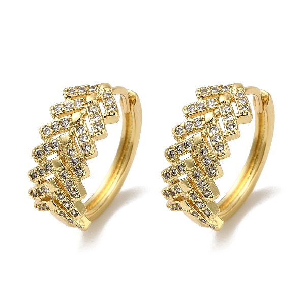 PandaHall Brass Pave Clear Cubic Zirconia Huggie Hoop Earrings for Women, Real 18K Gold Plated, Leaf, 18x7.5mm Cubic Zirconia Leaf Clear
PandaHall Brass Pave Clear Cubic Zirconia Huggie Hoop Earrings for Women, Real 18K Gold Plated, Leaf, 18x7.5mm Cubic Zirconia Leaf Clear