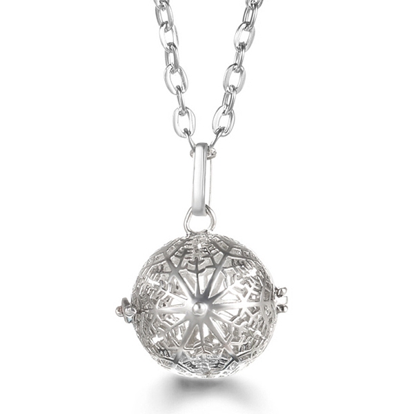 PandaHall Platinum Brass Cage Pendant Necklaces, Round, 17.72~23.62 inch(45~60cm) Brass Round
PandaHall Platinum Brass Cage Pendant Necklaces, Round, 17.72~23.62 inch(45~60cm) Brass Round