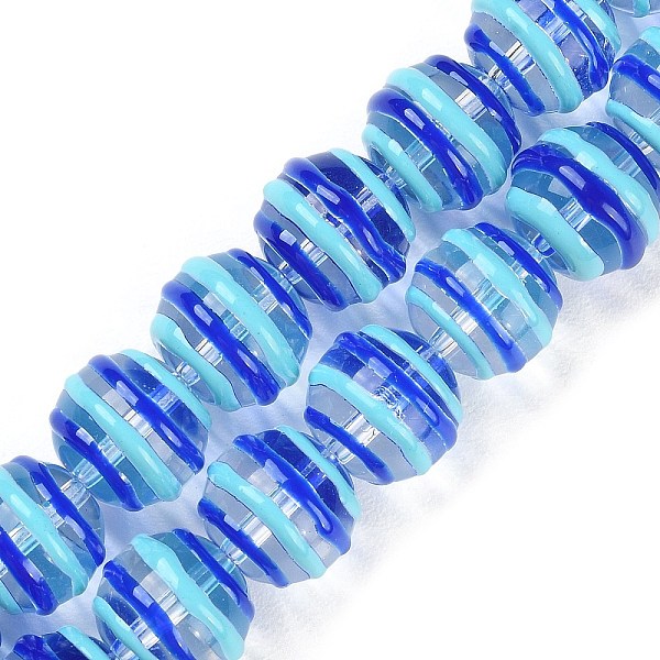 PandaHall Handmade Lampwork Beads Strands, with Enamel, Round, Blue, 12.5~13mm, Hole: 1.5mm, about 33pcs/strand, 14.88~14.96 inch(37.8~38cm)...
PandaHall Handmade Lampwork Beads Strands, with Enamel, Round, Blue, 12.5~13mm, Hole: 1.5mm, about 33pcs/strand, 14.88~14.96 inch(37.8~38cm)...
