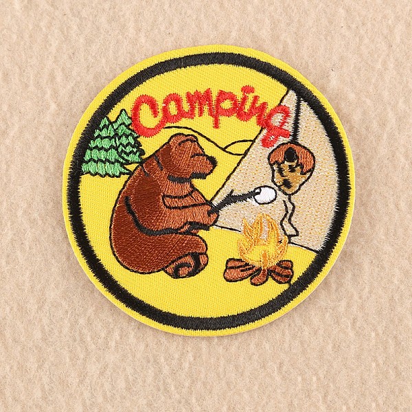 PandaHall Computerized Embroidery Cloth Iron on/Sew on Patches Sets, Costume Accessories, Appliques, Flat Round, Colorful, 7.2~8.7x7~8.7cm...
PandaHall Computerized Embroidery Cloth Iron on/Sew on Patches Sets, Costume Accessories, Appliques, Flat Round, Colorful, 7.2~8.7x7~8.7cm...