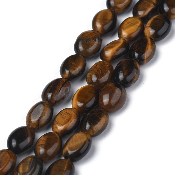 PandaHall Natural Tiger Eye Beads Strands, Oval, 8x6x3.5~4mm, hole: 1mm, about 45~52pcs/strand, 15.16~15.74 inch(38.5~40cm) Tiger Eye Oval
PandaHall Natural Tiger Eye Beads Strands, Oval, 8x6x3.5~4mm, hole: 1mm, about 45~52pcs/strand, 15.16~15.74 inch(38.5~40cm) Tiger Eye Oval