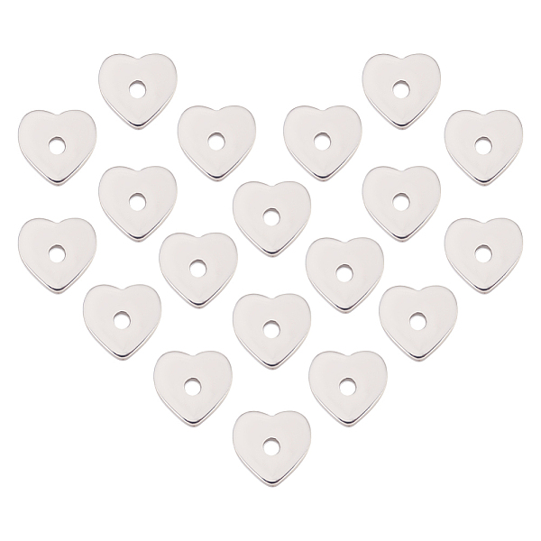 PandaHall DICOSMETIC 120Pcs 304 Stainless Steel Beads, Heart, Stainless Steel Color, 6x6x1mm, Hole: 1mm 304 Stainless Steel Heart
PandaHall DICOSMETIC 120Pcs 304 Stainless Steel Beads, Heart, Stainless Steel Color, 6x6x1mm, Hole: 1mm 304 Stainless Steel Heart