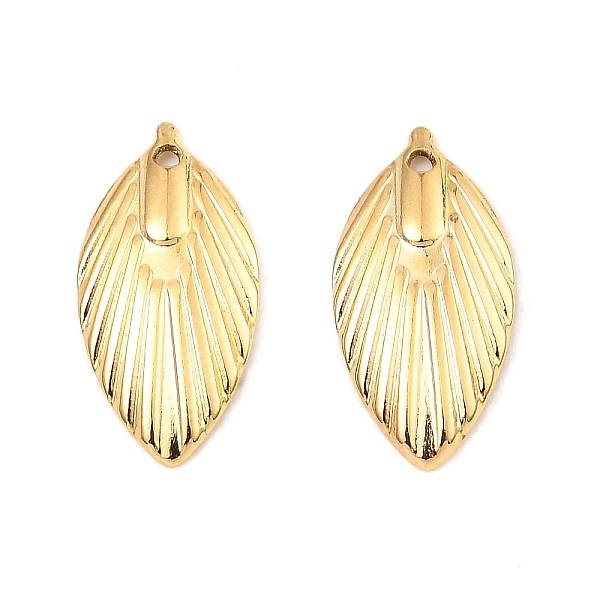 PandaHall 304 Stainless Steel Pendants, Leaf Charm, Real 18K Gold Plated, 17.5x8.5x1.5mm, Hole: 1mm 304 Stainless Steel Leaf
PandaHall 304 Stainless Steel Pendants, Leaf Charm, Real 18K Gold Plated, 17.5x8.5x1.5mm, Hole: 1mm 304 Stainless Steel Leaf