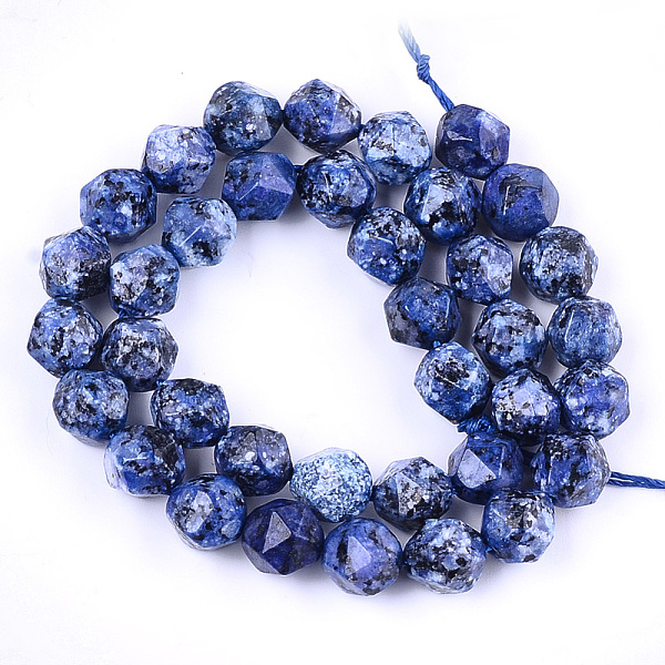 PandaHall Natural Sesame Jasper/Kiwi Jasper Beads Strands, Faceted, Dyed, Star Cut Round Beads, Blue, 9~10x9~10x9~10mm, Hole: 1mm, about...
PandaHall Natural Sesame Jasper/Kiwi Jasper Beads Strands, Faceted, Dyed, Star Cut Round Beads, Blue, 9~10x9~10x9~10mm, Hole: 1mm, about...