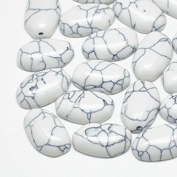 PandaHall Synthetic Turquoise Cabochons, Nuggets, White, 12x7x3~3.5mm Synthetic Turquoise Nuggets White
PandaHall Synthetic Turquoise Cabochons, Nuggets, White, 12x7x3~3.5mm Synthetic Turquoise Nuggets White