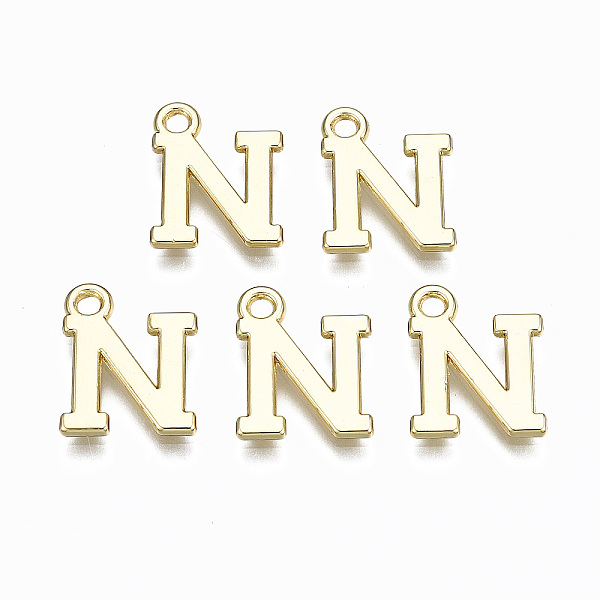 PandaHall Alloy Charms, Cadmium Free & Nickel Free & Lead Free, Alphabet, Real 16K Gold Plated, Letter.N, 14x11x1mm, Hole: 1.6mm Alloy...
PandaHall Alloy Charms, Cadmium Free & Nickel Free & Lead Free, Alphabet, Real 16K Gold Plated, Letter.N, 14x11x1mm, Hole: 1.6mm Alloy...