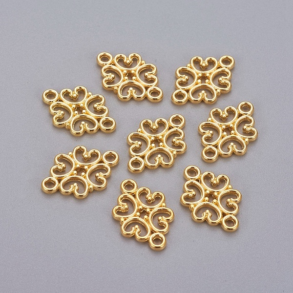 PandaHall Tibetan Style Links connectors, Zinc Alloy, Flower, Golden, Cadmium Free & Lead Free, 18x13x1mm, hole: 2mm Alloy Flower
PandaHall Tibetan Style Links connectors, Zinc Alloy, Flower, Golden, Cadmium Free & Lead Free, 18x13x1mm, hole: 2mm Alloy Flower