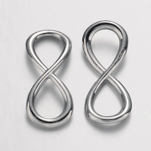 PandaHall Tibetan Style Links connectors, Cadmium Free & Nickel Free & Lead Free, Infinity, Platinum, 31x13x2mm, Hole: 11x8mm Alloy Infinity
PandaHall Tibetan Style Links connectors, Cadmium Free & Nickel Free & Lead Free, Infinity, Platinum, 31x13x2mm, Hole: 11x8mm Alloy Infinity