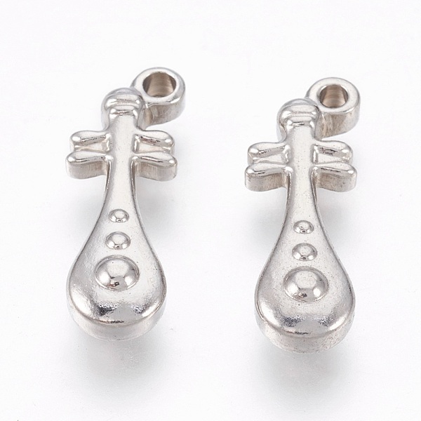 PandaHall 201 Stainless Steel Pendants, Pipa, Stainless Steel Color, 19x6.5x4mm, Hole: 1.5mm 201 Stainless Steel Musical Instruments
PandaHall 201 Stainless Steel Pendants, Pipa, Stainless Steel Color, 19x6.5x4mm, Hole: 1.5mm 201 Stainless Steel Musical Instruments