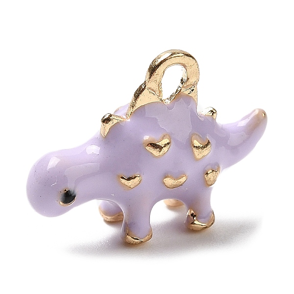 PandaHall Alloy Enamel Pendants, Golden, Dinosaur Charm, Thistle, 12.5x15x5mm, Hole: 2x1.1mm Alloy+Enamel Dinosaur Purple
PandaHall Alloy Enamel Pendants, Golden, Dinosaur Charm, Thistle, 12.5x15x5mm, Hole: 2x1.1mm Alloy+Enamel Dinosaur Purple