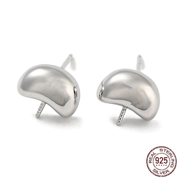 PandaHall Rhodium Plated Half Round 925 Sterling Silver Stud Earring Findings, for Half Drilled Beads, with S925 Stamp, Real Platinum Plated...
PandaHall Rhodium Plated Half Round 925 Sterling Silver Stud Earring Findings, for Half Drilled Beads, with S925 Stamp, Real Platinum Plated...