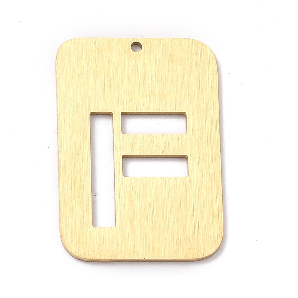 PandaHall Ion Plating(IP) 304 Stainless Steel Pendants, Rectangle with Alphabet, Hollow, Letter.F, 32x22x1mm, Hole: 1.5mm 304 Stainless...
PandaHall Ion Plating(IP) 304 Stainless Steel Pendants, Rectangle with Alphabet, Hollow, Letter.F, 32x22x1mm, Hole: 1.5mm 304 Stainless...