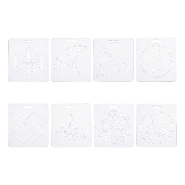 PandaHall Acrylic Plastic Hollow Painting Silhouette Stencil, DIY Drawing Template Graffiti Stencils, Rectangle with Mixed Pattern, White...
PandaHall Acrylic Plastic Hollow Painting Silhouette Stencil, DIY Drawing Template Graffiti Stencils, Rectangle with Mixed Pattern, White...