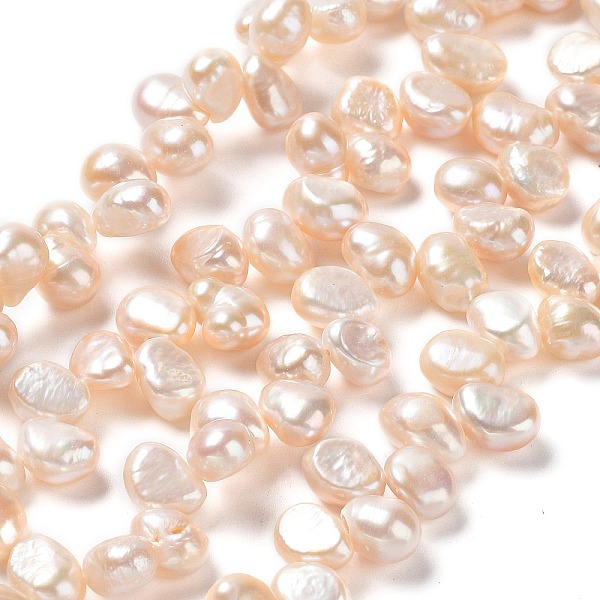 PandaHall Natural Cultured Freshwater Pearl Beads Strands, Grade 4A+, Two Sides Polished, Beige, 8~10x6.5~7x5~6mm, Hole: 0.5mm, about..., Yellow
PandaHall Natural Cultured Freshwater Pearl Beads Strands, Grade 4A+, Two Sides Polished, Beige, 8~10x6.5~7x5~6mm, Hole: 0.5mm, about..., Yellow