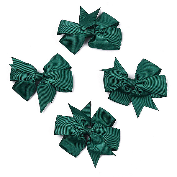 PandaHall Grosgrain Bowknot Alligator Hair Clips, with Iron Alligator Clips, Platinum, Green, 80mm Cloth Green
PandaHall Grosgrain Bowknot Alligator Hair Clips, with Iron Alligator Clips, Platinum, Green, 80mm Cloth Green