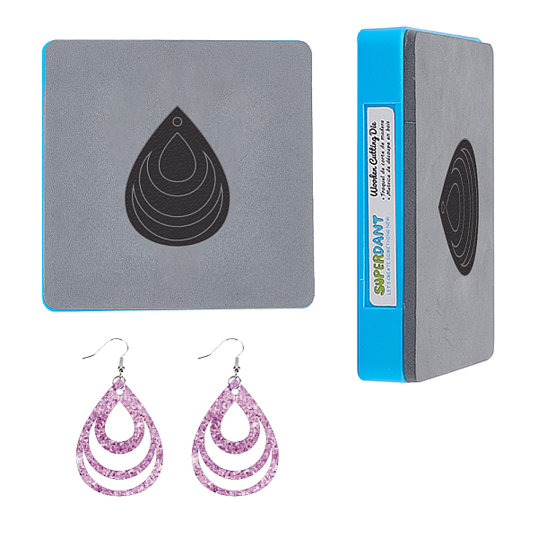 PandaHall SUPERDANT Waterdrop Earring Leather Cutting Dies Hollowed Earring Wooden Die Cutting DIY Craft Die Cut Faux Leather Dangle Earring...
PandaHall SUPERDANT Waterdrop Earring Leather Cutting Dies Hollowed Earring Wooden Die Cutting DIY Craft Die Cut Faux Leather Dangle Earring...