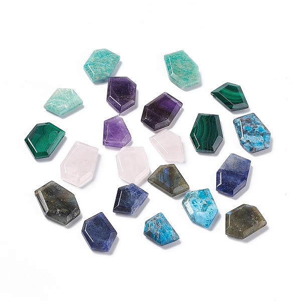PandaHall Natural Mixed Gemstone Pendants, Polygon Charms, 21~26x16~19x6mm, Hole: 1.4mm Mixed Stone Polygon
PandaHall Natural Mixed Gemstone Pendants, Polygon Charms, 21~26x16~19x6mm, Hole: 1.4mm Mixed Stone Polygon