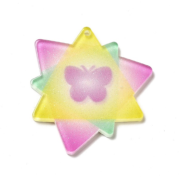 PandaHall Acrylic Pendants, Butterfly Pattern, 39.5x37x2.2mm, Hole: 1.6mm Acrylic Butterfly
PandaHall Acrylic Pendants, Butterfly Pattern, 39.5x37x2.2mm, Hole: 1.6mm Acrylic Butterfly