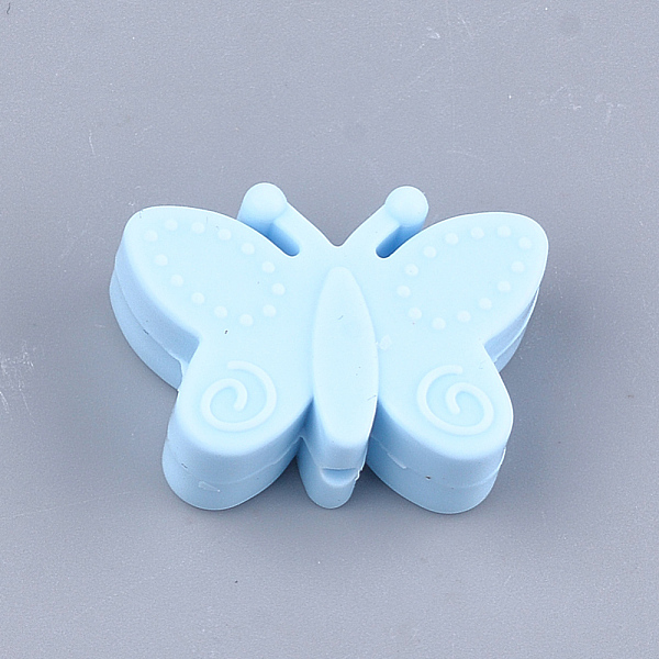 PandaHall Food Grade Eco-Friendly Silicone Focal Beads, Chewing Beads For Teethers, DIY Nursing Necklaces Making, Butterfly, Light Blue...
PandaHall Food Grade Eco-Friendly Silicone Focal Beads, Chewing Beads For Teethers, DIY Nursing Necklaces Making, Butterfly, Light Blue...