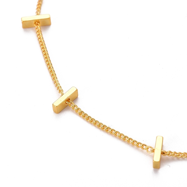 PandaHall Brass Twisted Chain Curb Chain Necklaces, with Rectangle Beads and 304 Stainless Steel Lobster Claw Clasps, Golden, 16.06 inch...
PandaHall Brass Twisted Chain Curb Chain Necklaces, with Rectangle Beads and 304 Stainless Steel Lobster Claw Clasps, Golden, 16.06 inch...