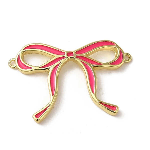 PandaHall Brass Enamel Connector Charms, Bowknot Link, Real 18K Gold Plated, Deep Pink, 21.5x32x3mm, Hole: 1mm Brass+Enamel Bowknot
PandaHall Brass Enamel Connector Charms, Bowknot Link, Real 18K Gold Plated, Deep Pink, 21.5x32x3mm, Hole: 1mm Brass+Enamel Bowknot