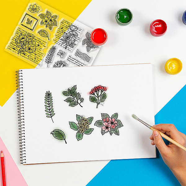 PandaHall PVC Plastic Stamps, for DIY Scrapbooking, Photo Album Decorative, Cards Making, Stamp Sheets, Flower Pattern, 160x110x3mm Plastic...
PandaHall PVC Plastic Stamps, for DIY Scrapbooking, Photo Album Decorative, Cards Making, Stamp Sheets, Flower Pattern, 160x110x3mm Plastic...