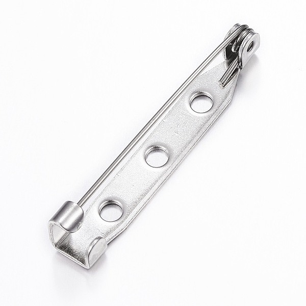 PandaHall 304 Stainless Steel Brooch Findings Sets, Back Bar Pins, with Hole, Stainless Steel Color, 31.5x5x6.5mm, Pin: 0.5mm 304 Stainless...
PandaHall 304 Stainless Steel Brooch Findings Sets, Back Bar Pins, with Hole, Stainless Steel Color, 31.5x5x6.5mm, Pin: 0.5mm 304 Stainless...