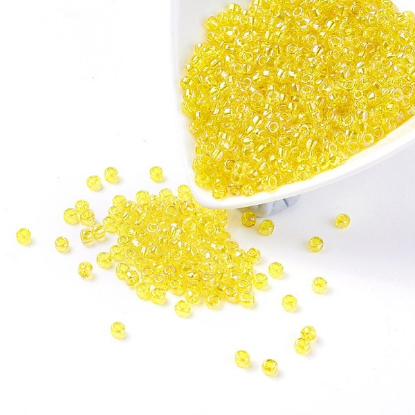 PandaHall MGB Matsuno Glass Beads, Japanese Seed Beads, 6/0 Transparent Rainbow Glass Round Hole Seed Beads, Yellow, 3.5~4x2.5~3mm, Hole...
PandaHall MGB Matsuno Glass Beads, Japanese Seed Beads, 6/0 Transparent Rainbow Glass Round Hole Seed Beads, Yellow, 3.5~4x2.5~3mm, Hole...