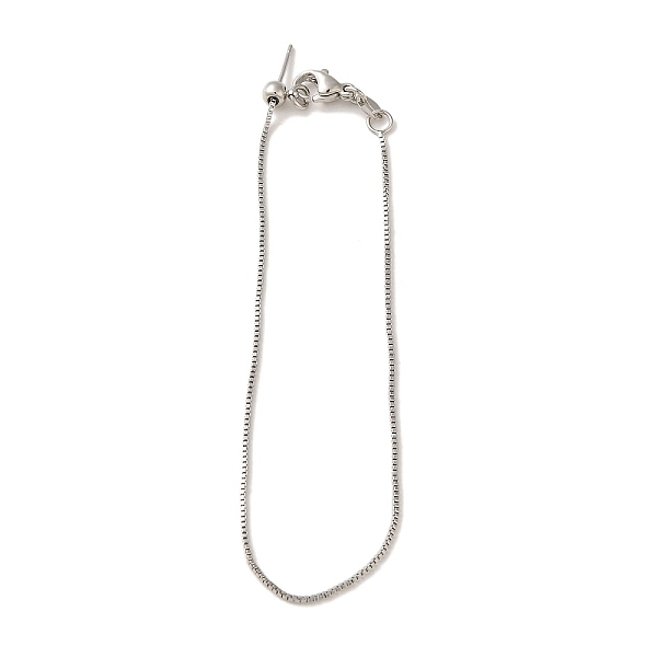 PandaHall Rack Plating Brass Box Chain Bracelet Making, with Lobster Claw Clasps, Long-Lasting Plated, Cadmium Free & Lead Free, Platinum...
PandaHall Rack Plating Brass Box Chain Bracelet Making, with Lobster Claw Clasps, Long-Lasting Plated, Cadmium Free & Lead Free, Platinum...