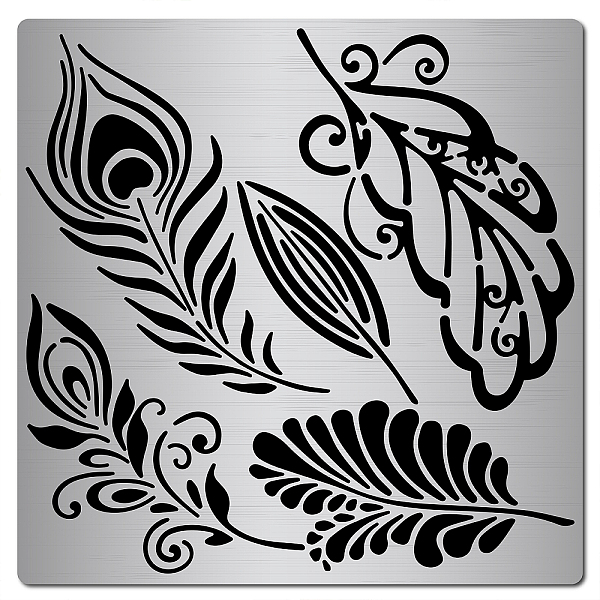 PandaHall GORGECRAFT 6.3 Inch Metal Feather Stencil Decorative Mandala Stencils Stainless Steel wall Painting Reusable Templates Journal...
PandaHall GORGECRAFT 6.3 Inch Metal Feather Stencil Decorative Mandala Stencils Stainless Steel wall Painting Reusable Templates Journal...