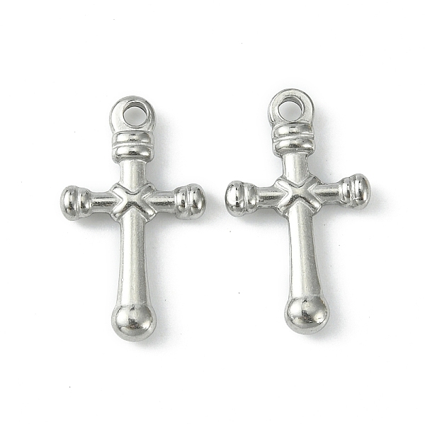 PandaHall 304 Stainless Steel Pendants, Cross Charms, Stainless Steel Color, 22x13x3mm, Hole: 2mm 304 Stainless Steel Cross
PandaHall 304 Stainless Steel Pendants, Cross Charms, Stainless Steel Color, 22x13x3mm, Hole: 2mm 304 Stainless Steel Cross