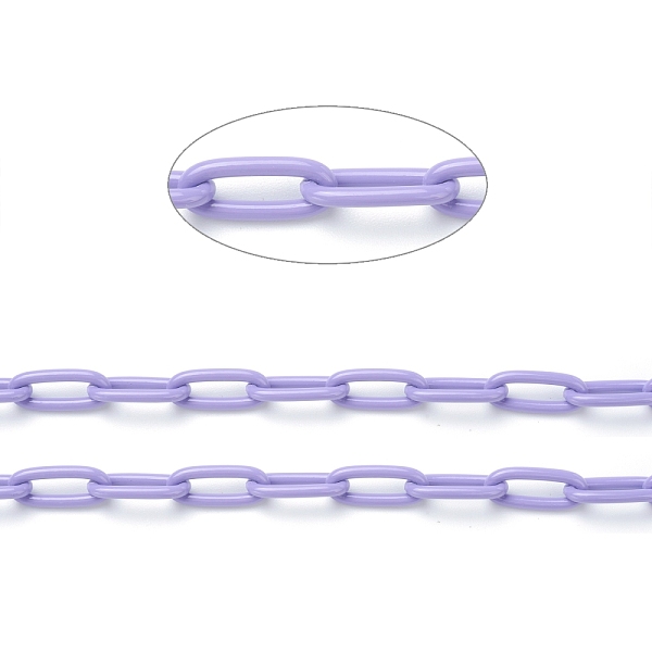 PandaHall Eco-friendly Spray Painted Handmade Brass Paperclip Chains, Soldered, with Spool, Lilac, 17x8x2mm, 32.8 feet(10m)/roll Brass..., Purple
PandaHall Eco-friendly Spray Painted Handmade Brass Paperclip Chains, Soldered, with Spool, Lilac, 17x8x2mm, 32.8 feet(10m)/roll Brass..., Purple