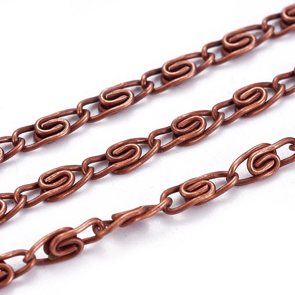 PandaHall Lumachina Iron Chains, Unwelded, Silver Color, with Spool, Red Copper, 6.5x2.5x1mm, about 328.08 Feet(100m)/roll Iron
PandaHall Lumachina Iron Chains, Unwelded, Silver Color, with Spool, Red Copper, 6.5x2.5x1mm, about 328.08 Feet(100m)/roll Iron