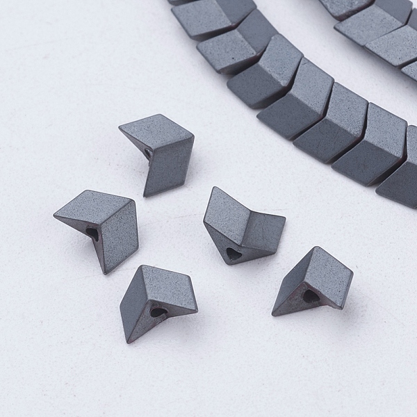 PandaHall Non-magnetic Synthetic Hematite Beads Strands, Frosted, Arrow, 5x6x3mm, Hole: 0.8mm, about 116pcs/strand, 15.9 inch(40.5cm)...
PandaHall Non-magnetic Synthetic Hematite Beads Strands, Frosted, Arrow, 5x6x3mm, Hole: 0.8mm, about 116pcs/strand, 15.9 inch(40.5cm)...