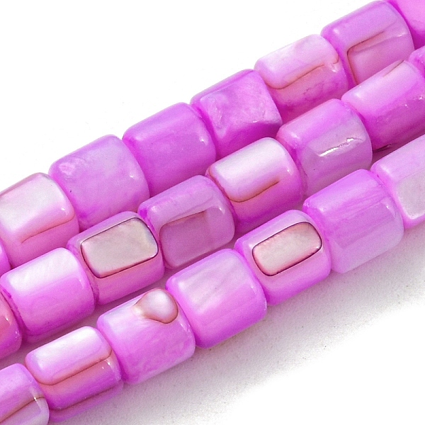 PandaHall Natural Freshwater Shell Beads Strands, Dyed, Column, Magenta, 4~5.5x5mm, Hole: 0.6mm, about 74~75pcs/strand, 14.76~14.96 inch..., Pink
PandaHall Natural Freshwater Shell Beads Strands, Dyed, Column, Magenta, 4~5.5x5mm, Hole: 0.6mm, about 74~75pcs/strand, 14.76~14.96 inch..., Pink