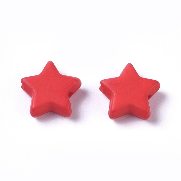 PandaHall Opaque Acrylic Beads, Star, Red, 9.5x9.5x3.5mm, Hole: 0.5mm Acrylic Star Red
PandaHall Opaque Acrylic Beads, Star, Red, 9.5x9.5x3.5mm, Hole: 0.5mm Acrylic Star Red