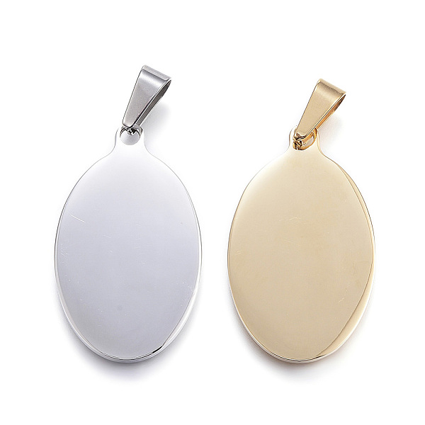 PandaHall 304 Stainless Steel Pendants, Flat Oval, Stamping Blank Tag, Mixed Color, 38x23x2mm, Hole: 10x5mm 304 Stainless Steel Oval..., Multicolor
PandaHall 304 Stainless Steel Pendants, Flat Oval, Stamping Blank Tag, Mixed Color, 38x23x2mm, Hole: 10x5mm 304 Stainless Steel Oval..., Multicolor