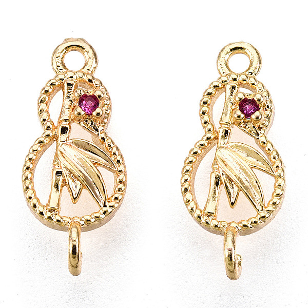 PandaHall Brass Connector Charms, with Cerise Glass, Peanut Links with Leaf, Real 18K Gold Plated, 15x6.5x2.5mm, Hole: 1mm Brass+Glass Leaf..., Red
PandaHall Brass Connector Charms, with Cerise Glass, Peanut Links with Leaf, Real 18K Gold Plated, 15x6.5x2.5mm, Hole: 1mm Brass+Glass Leaf..., Red
