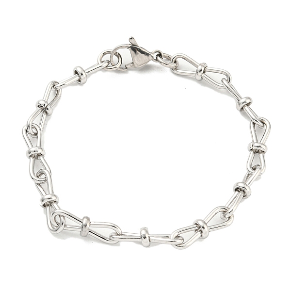 PandaHall 304 Stainless Steel Bowknot Link Chain Bracelet, Stainless Steel Color, 7-3/4 inch(19.7cm) 304 Stainless Steel
PandaHall 304 Stainless Steel Bowknot Link Chain Bracelet, Stainless Steel Color, 7-3/4 inch(19.7cm) 304 Stainless Steel
