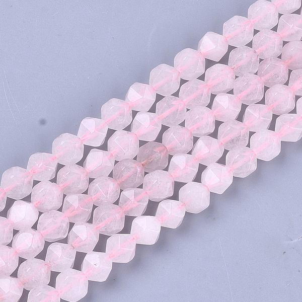 PandaHall Natural Rose Quartz Beads Strands, Faceted, Star Cut Round Beads, 9~10x9~10x9~10mm, Hole: 1mm, about 37pcs/strand, 14.5 inch Rose...
PandaHall Natural Rose Quartz Beads Strands, Faceted, Star Cut Round Beads, 9~10x9~10x9~10mm, Hole: 1mm, about 37pcs/strand, 14.5 inch Rose...