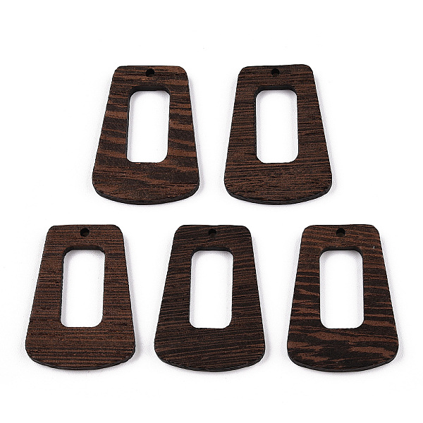 PandaHall Natural Wenge Wood Pendants, Undyed, Hollow Trapezoid Charms, Coconut Brown, 38x27.5x3.5mm, Hole: 2mm Wood Trapezoid
PandaHall Natural Wenge Wood Pendants, Undyed, Hollow Trapezoid Charms, Coconut Brown, 38x27.5x3.5mm, Hole: 2mm Wood Trapezoid