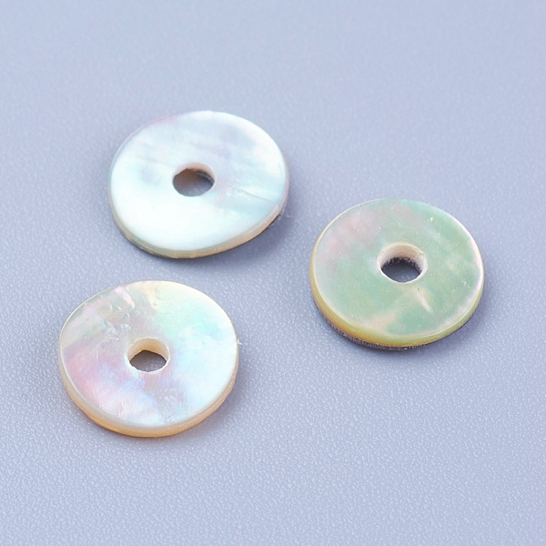 PandaHall Natural Sea Shell Beads, Disc/Flat Round, Heishi Beads, 8x1.5mm, Hole: 1mm Other Sea Shell Disc
PandaHall Natural Sea Shell Beads, Disc/Flat Round, Heishi Beads, 8x1.5mm, Hole: 1mm Other Sea Shell Disc