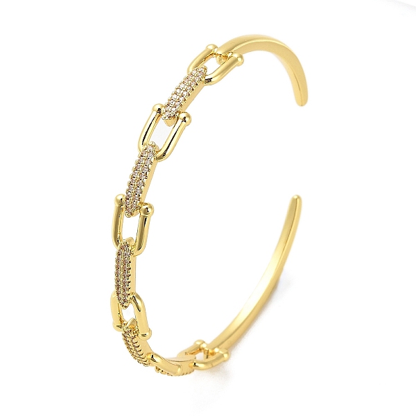 PandaHall Brass Micro Pave Clear Cubic Zirconia Hollow U Shape Open Cuff Bangles for Woman, Real 18K Gold Plated, 1/4 inch(0.8cm), Inner...
PandaHall Brass Micro Pave Clear Cubic Zirconia Hollow U Shape Open Cuff Bangles for Woman, Real 18K Gold Plated, 1/4 inch(0.8cm), Inner...