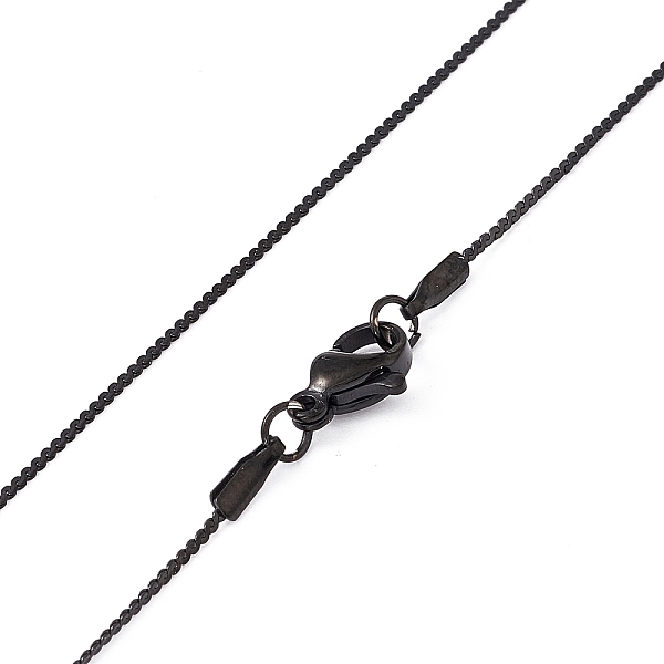 PandaHall 304 Stainless Steel Serpentine Chain Necklace for Men Women, Electrophoresis Black, 15.75 inch(40cm) 304 Stainless Steel
PandaHall 304 Stainless Steel Serpentine Chain Necklace for Men Women, Electrophoresis Black, 15.75 inch(40cm) 304 Stainless Steel