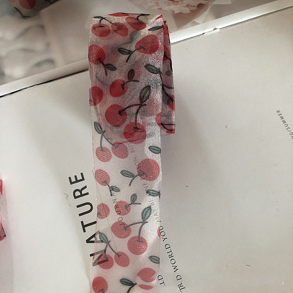 PandaHall Printed Organza Ribbon, for Bowknot Tie, Sew on Hair Barrette Accessories, Cherry Pattern, 1-5/8 inch(40mm), about 21.87 Yards...
PandaHall Printed Organza Ribbon, for Bowknot Tie, Sew on Hair Barrette Accessories, Cherry Pattern, 1-5/8 inch(40mm), about 21.87 Yards...