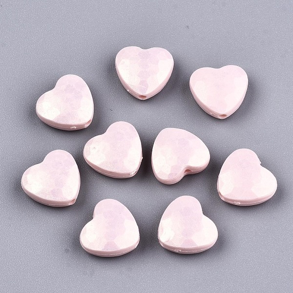 PandaHall Spray Painted Acrylic Beads, Rubberized Style, Faceted, Heart, Pink, 10.5x11.5x5mm, Hole: 1.5mm, about 1350pcs/500g Acrylic Heart...
PandaHall Spray Painted Acrylic Beads, Rubberized Style, Faceted, Heart, Pink, 10.5x11.5x5mm, Hole: 1.5mm, about 1350pcs/500g Acrylic Heart...