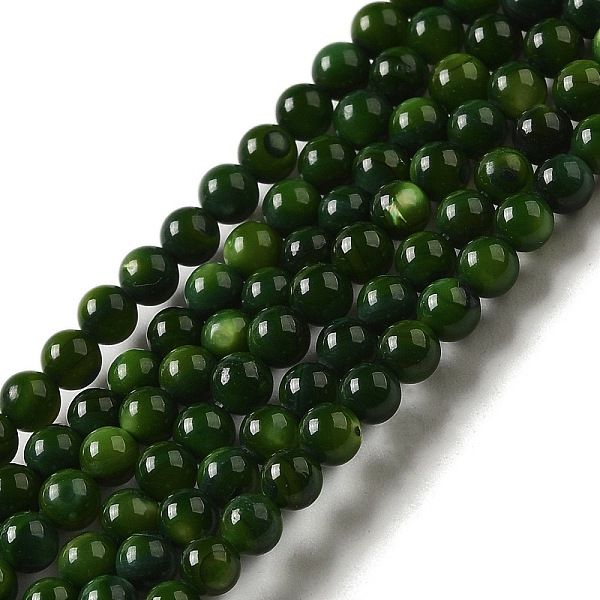 PandaHall Natural Freshwater Shell Beads Strands, Round, Dyed, Dark Green, 3mm, Hole: 0.5mm, about 124~132pcs/strand, 14.96''(38cm)...
PandaHall Natural Freshwater Shell Beads Strands, Round, Dyed, Dark Green, 3mm, Hole: 0.5mm, about 124~132pcs/strand, 14.96''(38cm)...