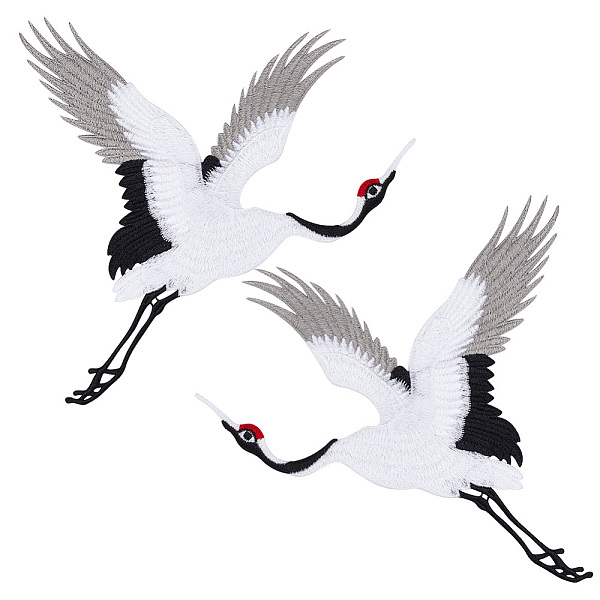 PandaHall 2Pcs 2 Style Crane Pattern Water Soluble Computerized Embroidery Cloth Sew on Appliques, Costume Accessories, Black, 225x200x1mm...
PandaHall 2Pcs 2 Style Crane Pattern Water Soluble Computerized Embroidery Cloth Sew on Appliques, Costume Accessories, Black, 225x200x1mm...