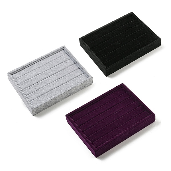 PandaHall 5-Slot Velvet Ring Display Storage Boxes, Plush Ring Organzier Trays, Rectangle, Mixed Color, 20.2x15.3x3cm Velvet Rectangle..., Multicolor
PandaHall 5-Slot Velvet Ring Display Storage Boxes, Plush Ring Organzier Trays, Rectangle, Mixed Color, 20.2x15.3x3cm Velvet Rectangle..., Multicolor