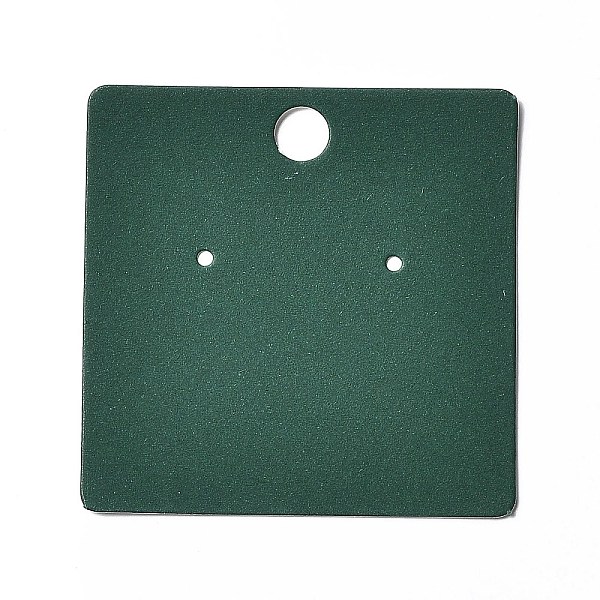 PandaHall Paper Jewelry Display Cards, for Earrings Storage, Dark Green, Square, 6.4x6.4x0.05cm, Hole: 8mm and 1.6mm Paper Square
PandaHall Paper Jewelry Display Cards, for Earrings Storage, Dark Green, Square, 6.4x6.4x0.05cm, Hole: 8mm and 1.6mm Paper Square